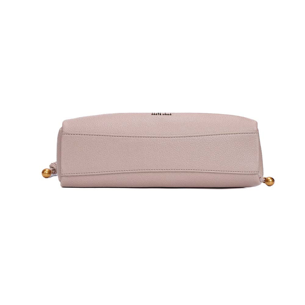Bolsa Transversal Santa Lolla Bege Texturizada