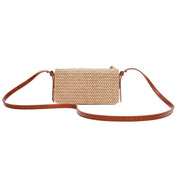 Bolsa Transversal Santa Lolla Bege Tramada Pequena