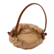 Bolsa Transversal Santa Lolla Bege Tramada Pequena
