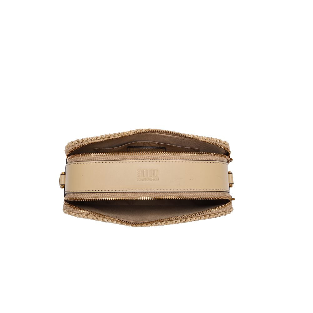 Bolsa Transversal Santa Lolla Bege Tramado