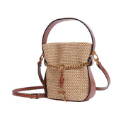 Bolsa Transversal Santa Lolla Bege Tramado Corrente