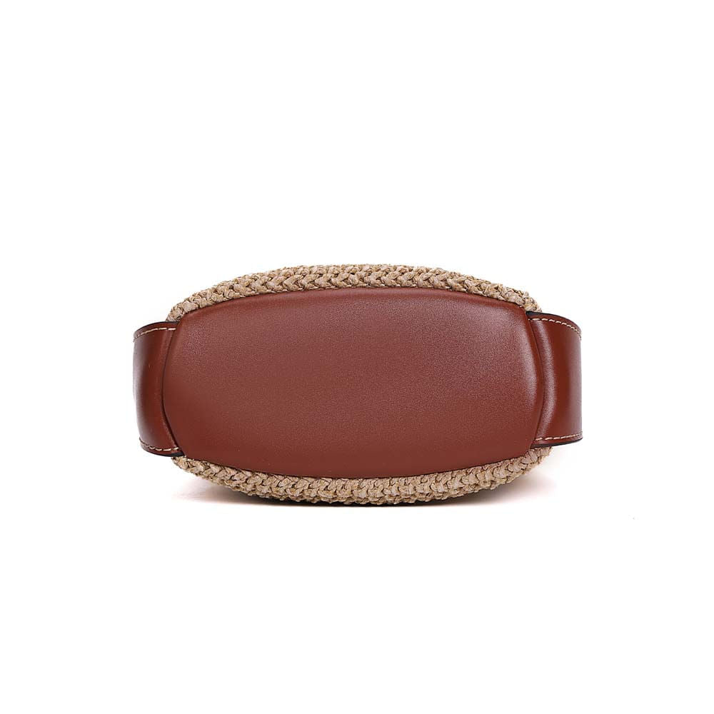 Bolsa Transversal Santa Lolla Bege Tramado Corrente