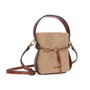 Bolsa Transversal Santa Lolla Bege Tramado Corrente