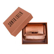 Bolsa Transversal Santa Lolla Bronze Alça Corrente