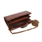 Bolsa Transversal Santa Lolla Bronze Snake Corrente