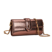 Bolsa Transversal Santa Lolla Bronze Snake Corrente