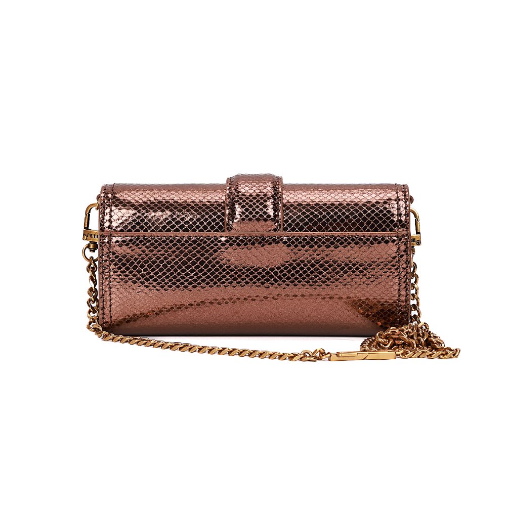 Bolsa Transversal Santa Lolla Bronze Snake Corrente