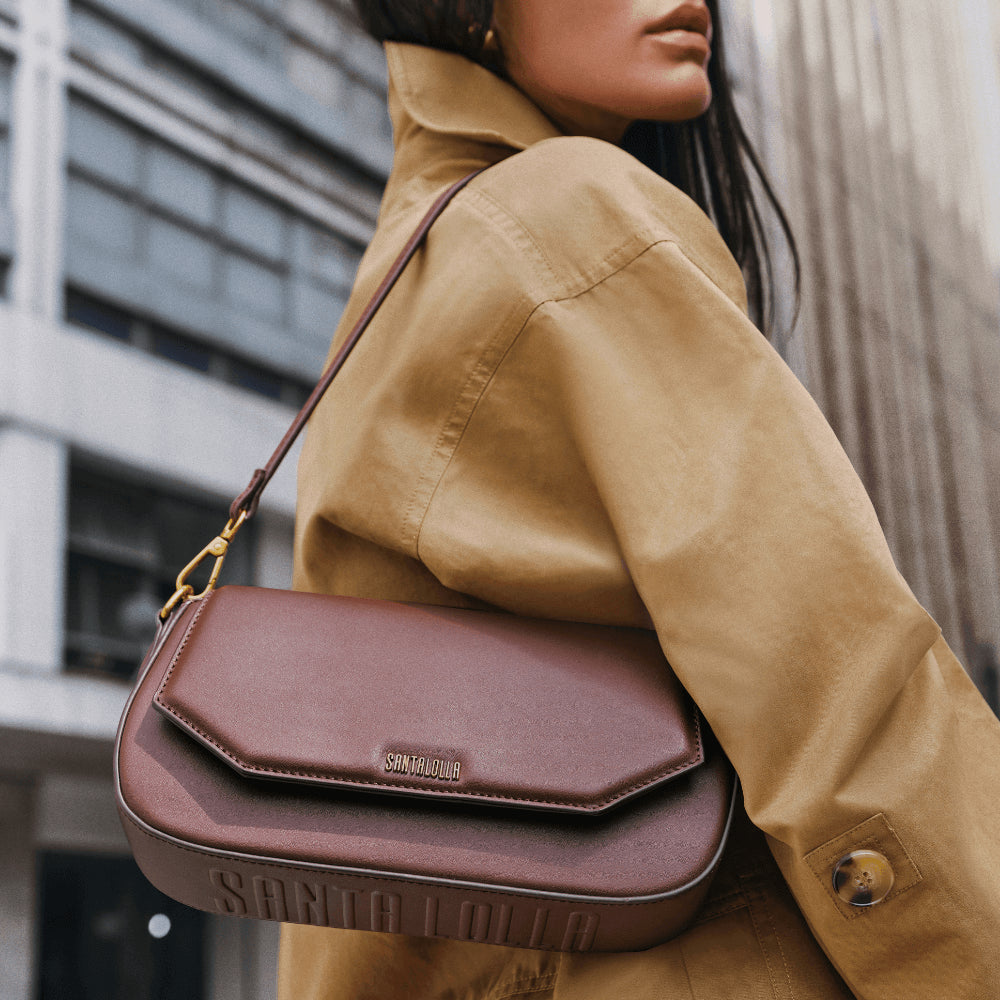 Bolsa Transversal Santa Lolla Caramelo Aba