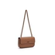 Bolsa Transversal Santa Lolla Caramelo Alça Corrente