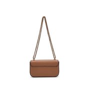 Bolsa Transversal Santa Lolla Caramelo Alça Corrente