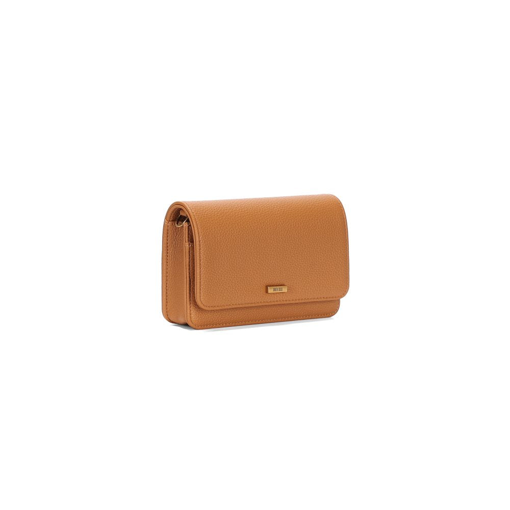 Bolsa Transversal Santa Lolla Caramelo Alça Corrente