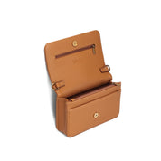 Bolsa Transversal Santa Lolla Caramelo Alça Corrente