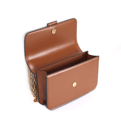 Bolsa Transversal Santa Lolla Caramelo Alça Correntes