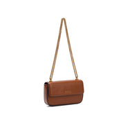 Bolsa Transversal Santa Lolla Caramelo Alça Correntes