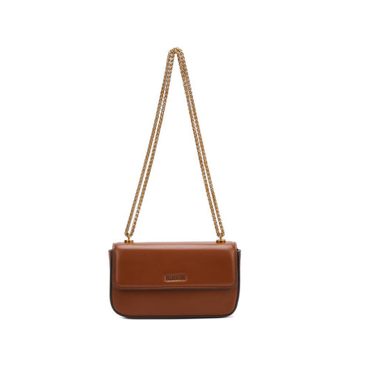 Bolsa Transversal Santa Lolla Caramelo Alça Correntes