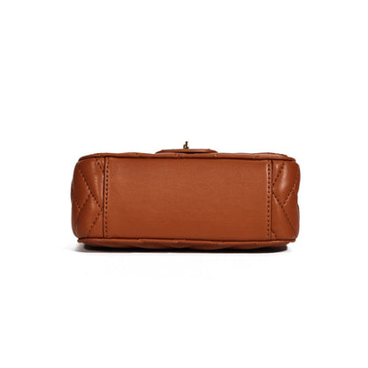 Bolsa Transversal Santa Lolla Caramelo Alça Correntes