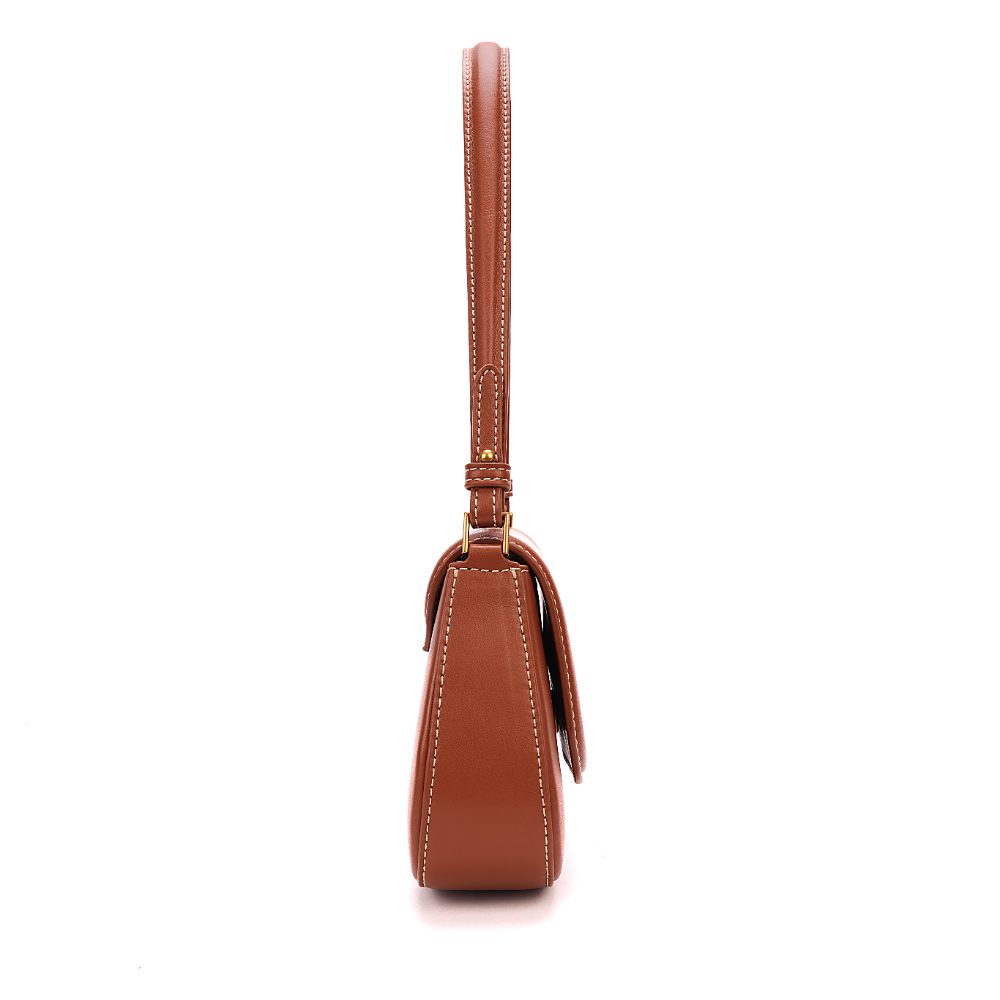 Bolsa Transversal Santa Lolla Caramelo Alça Dupla