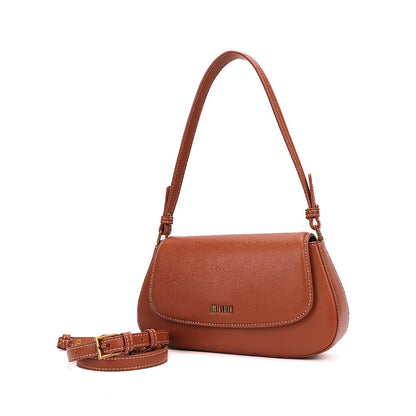 Bolsa Transversal Santa Lolla Caramelo Alça Dupla