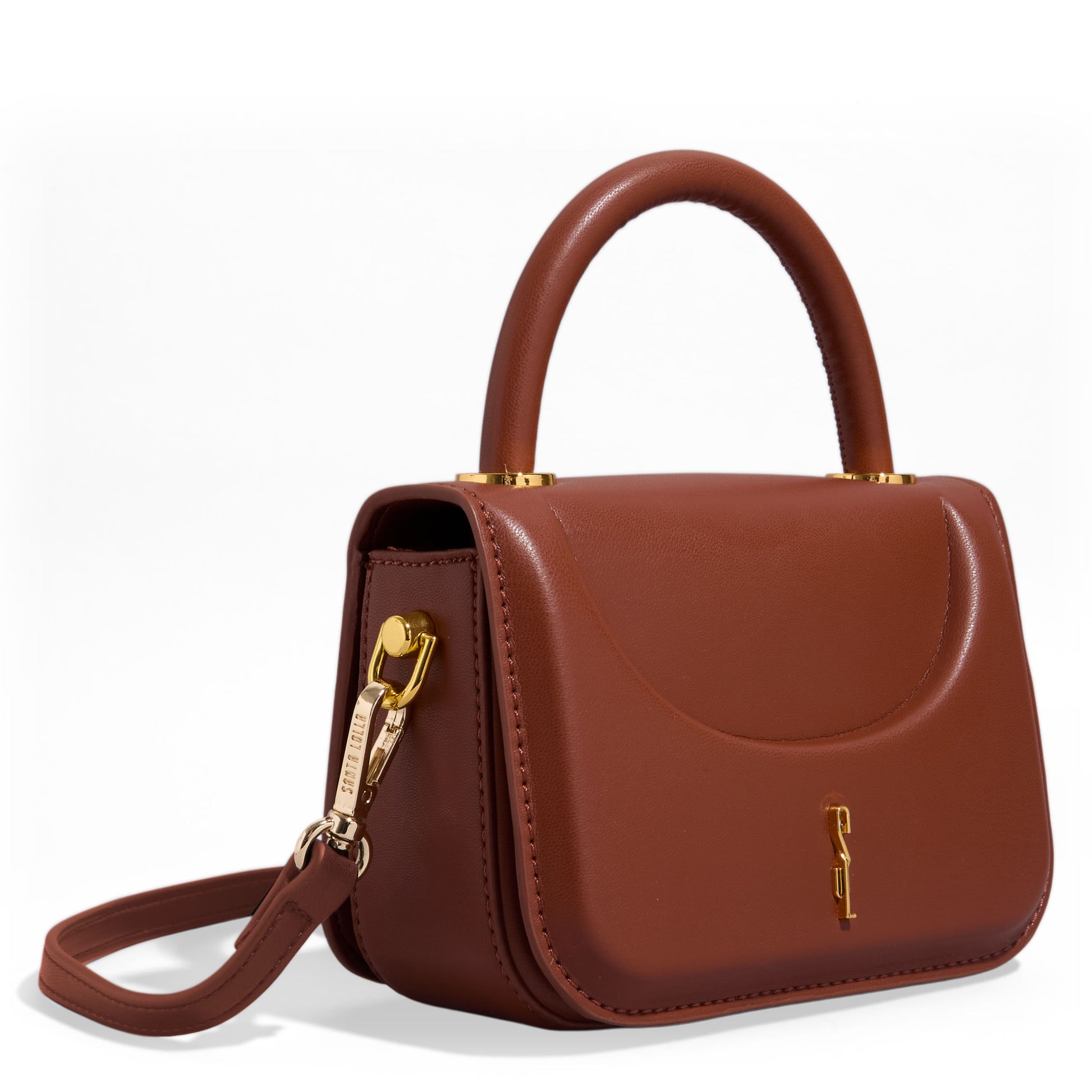 Bolsa Transversal Santa Lolla Caramelo Com Caixa