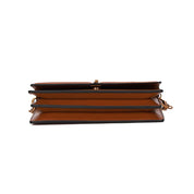 Bolsa Transversal Santa Lolla Caramelo Corrente Dourada