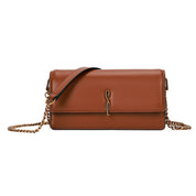 Bolsa Transversal Santa Lolla Caramelo Corrente Dourada