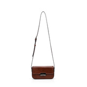 Bolsa Transversal Santa Lolla Caramelo Croco