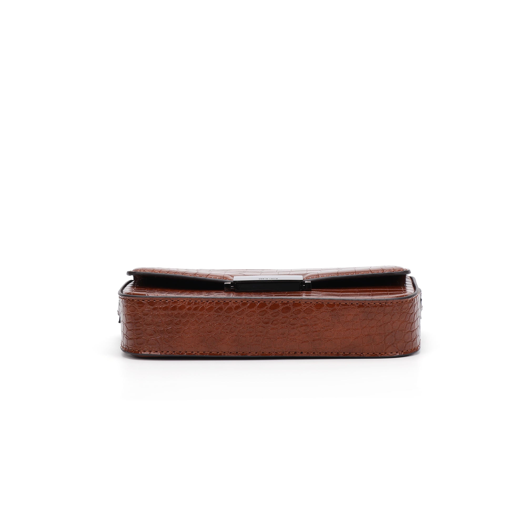 Bolsa Transversal Santa Lolla Caramelo Croco