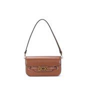 Bolsa Transversal Santa Lolla Caramelo Fecho Dourado