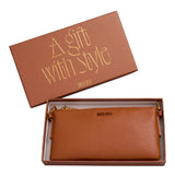 Bolsa Transversal Santa Lolla Caramelo Floater Zíper Dourado
