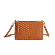 Bolsa Transversal Santa Lolla Caramelo Matelassê