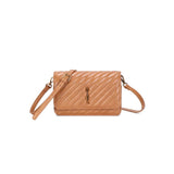Bolsa Transversal Santa Lolla Caramelo Matelassê