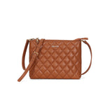 Bolsa Transversal Santa Lolla Caramelo Matelassê
