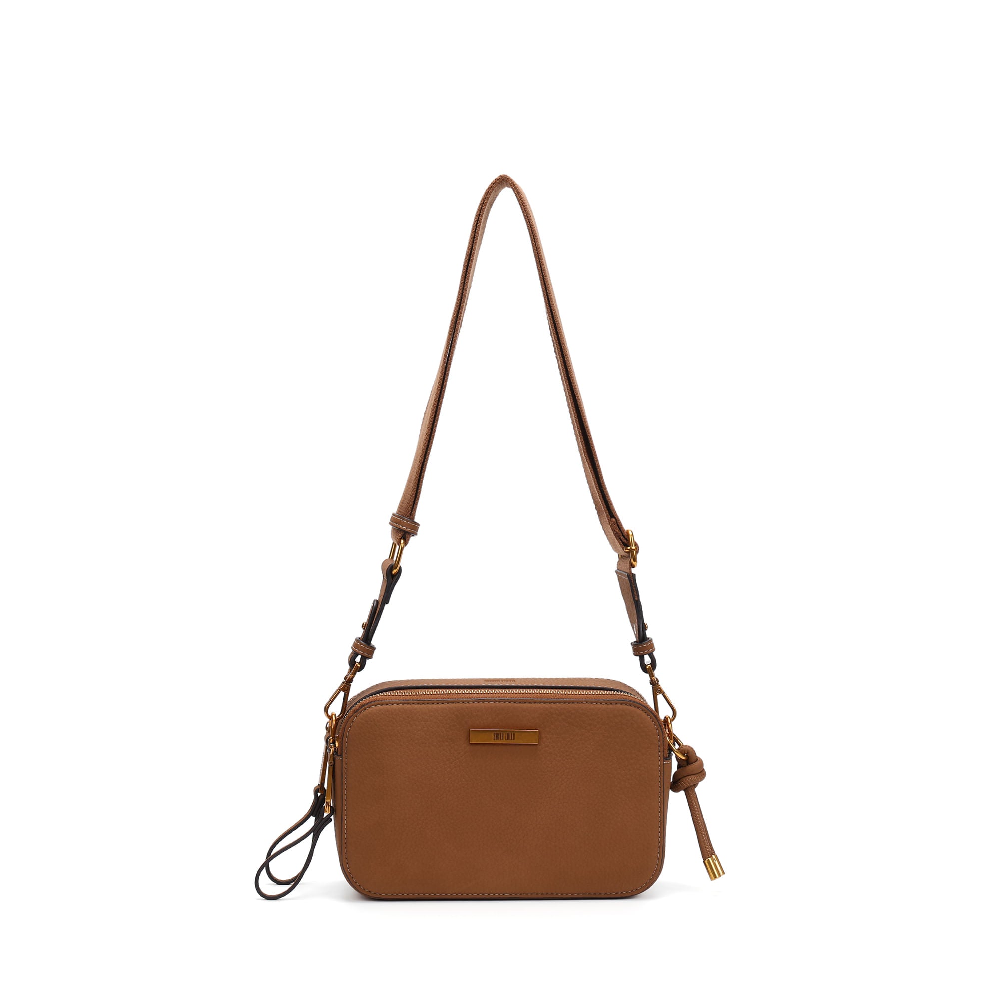 Bolsa Transversal Caramelo Santa Lolla em Nobuck - 0452.4858.0AA1.014F
