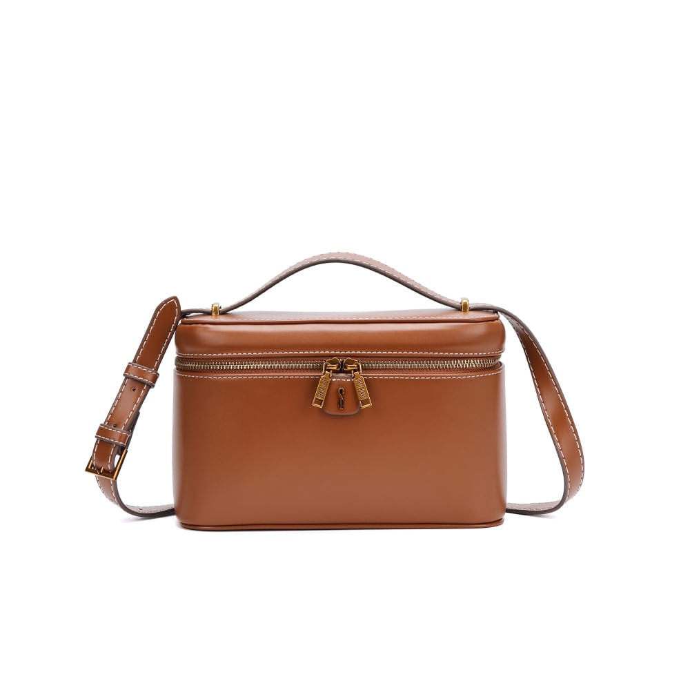 Bolsa Transversal Santa Lolla Caramelo Soft Pequena