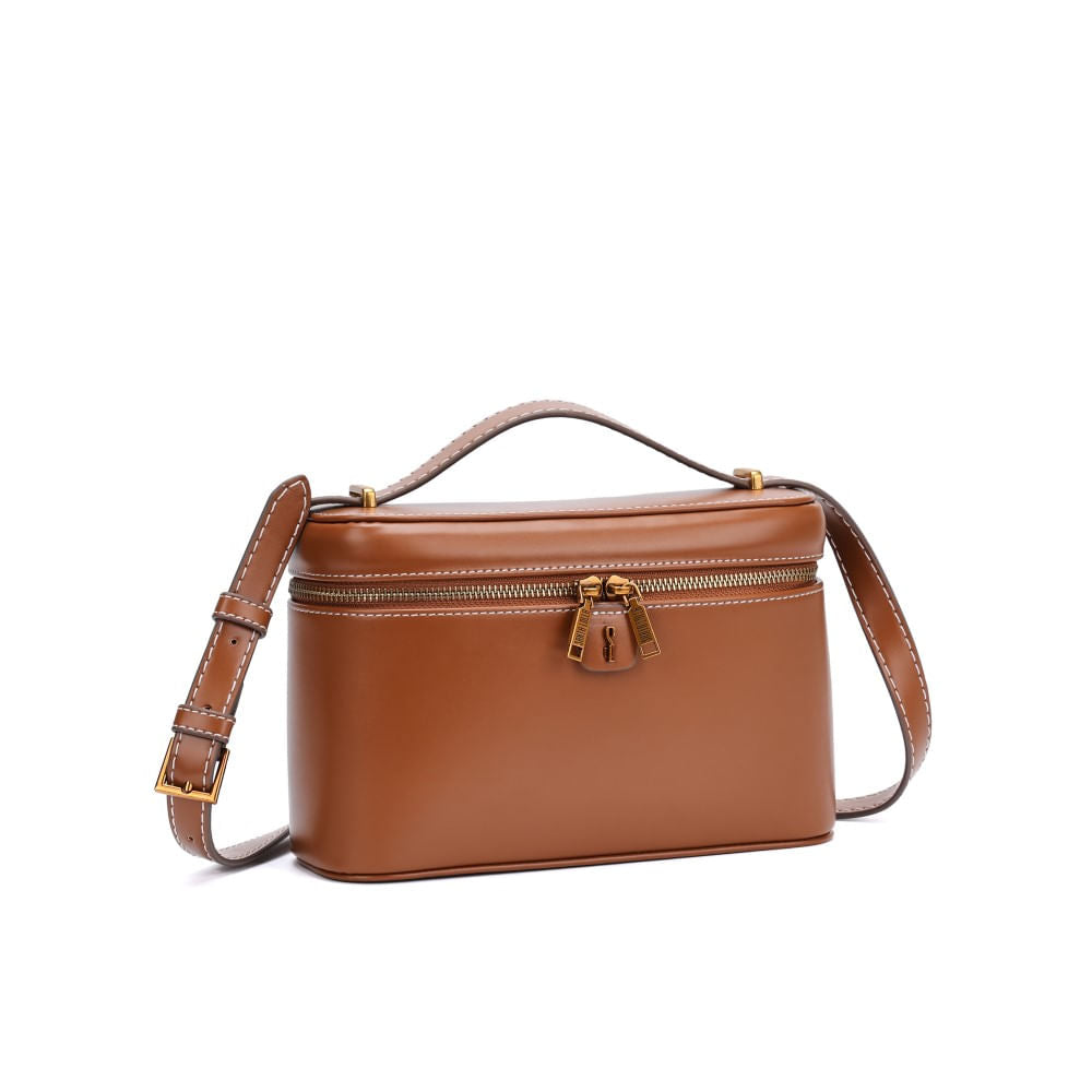 Bolsa Transversal Santa Lolla Caramelo Soft Pequena