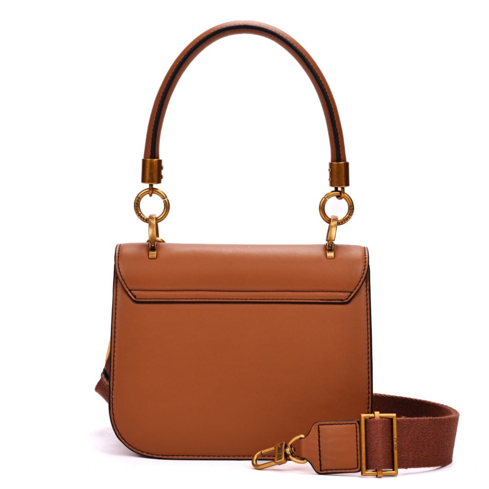 Bolsa Transversal Santa Lolla Caramelo Tramado