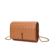 Bolsa Transversal Santa Lolla Caramelo Tressê Corrente