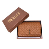 Bolsa Transversal Santa Lolla Caramelo Tressê Corrente