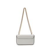 Bolsa Transversal Santa Lolla Cinza Alça Corrente