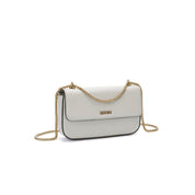 Bolsa Transversal Santa Lolla Cinza Alça Corrente