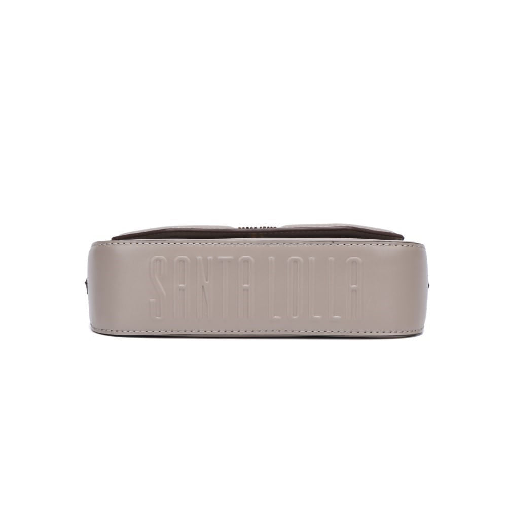Bolsa Transversal Santa Lolla Cinza Fog Alça Dupla