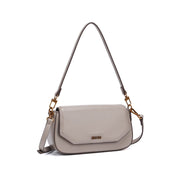 Bolsa Transversal Santa Lolla Cinza Fog Alça Dupla