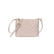 Bolsa Transversal Santa Lolla Cinza Fog Matelassê