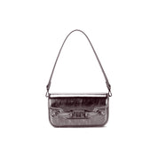 Bolsa Transversal Santa Lolla Grafite Metalizada