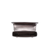 Bolsa Transversal Santa Lolla Grafite Metalizada