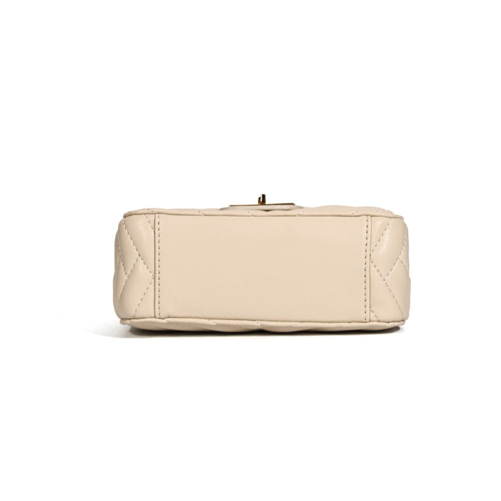 Bolsa Transversal Santa Lolla Marfim Alça Correntes