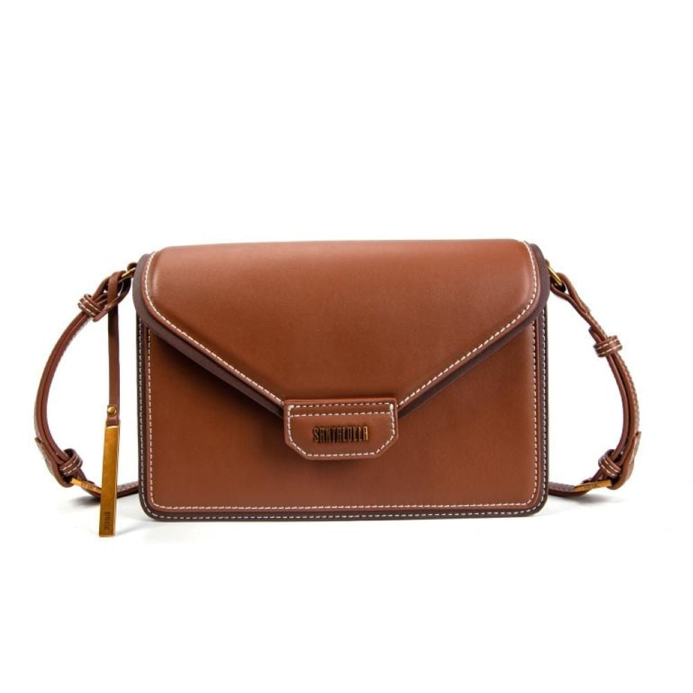 Bolsa Transversal Santa Lolla Marrom Aba