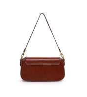 Bolsa Transversal Santa Lolla Marrom Aba Fecho Magnético