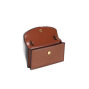 Bolsa Transversal Santa Lolla Marrom Aba Metal