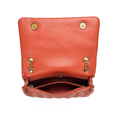 Bolsa Transversal Santa Lolla Marrom Alça Correntes